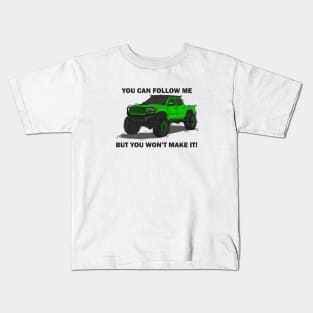 Toyota 4Runner Monster - Green Kids T-Shirt